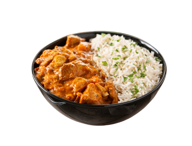 Combo Platter 5 — Sri Lankan rice bowl with double veggies and meat — Winnipeg